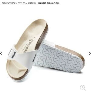 GUC Birkenstock Madrid Birko-Flor White 37